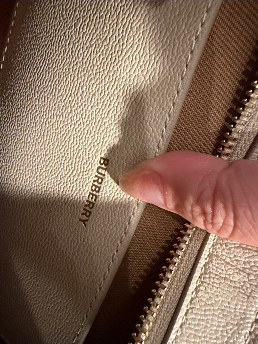 Burberry Banwell Mini Tote Bag - Limestone - Picture 11 of 13